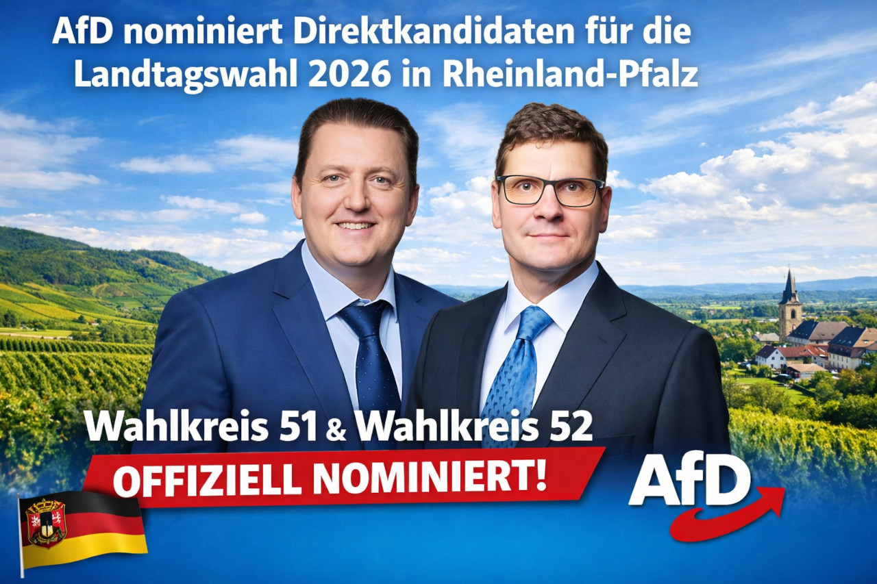 AfD-Direktkandidaten für die Wahlkreise 51 und 52 bestätigt