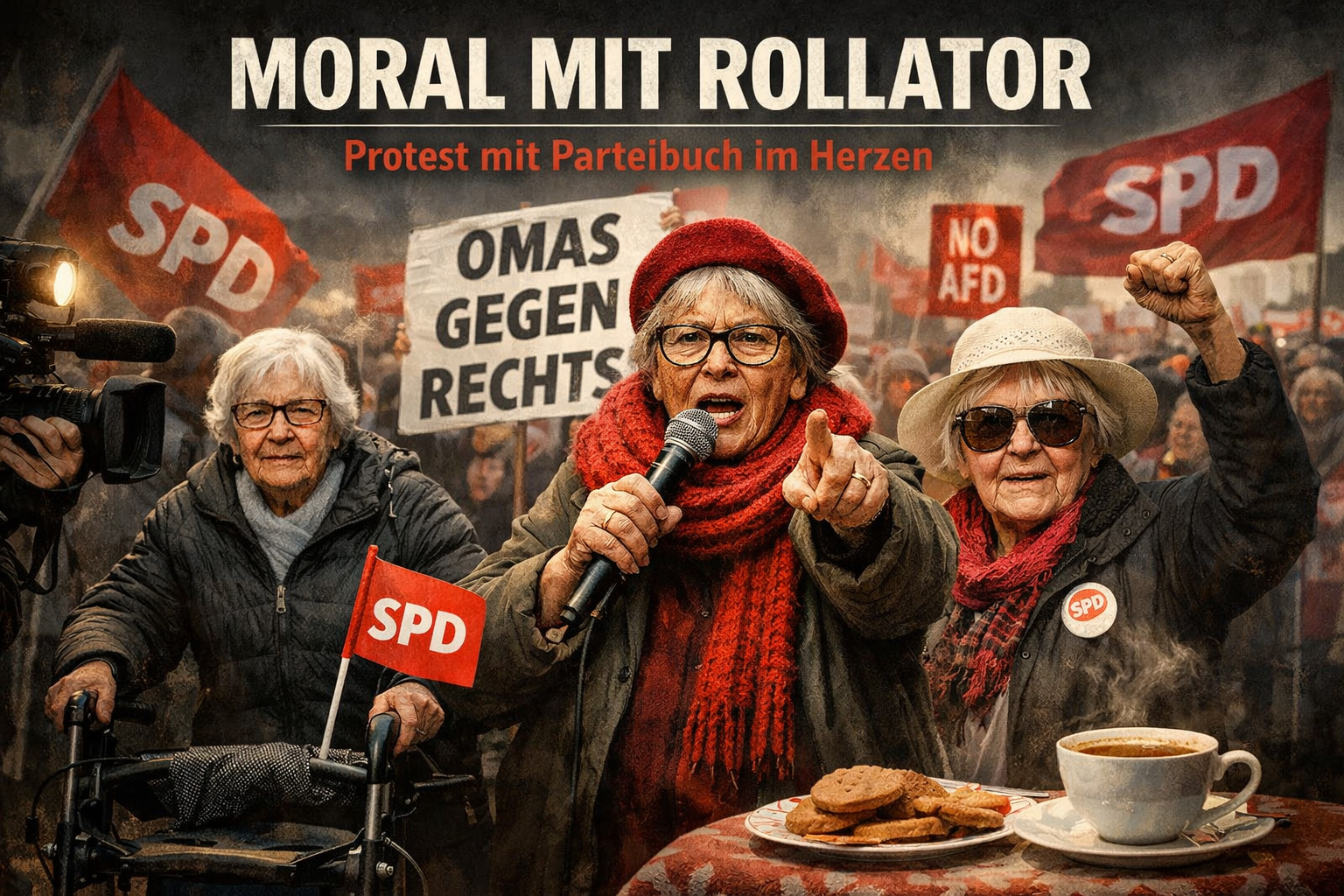Omas gegen Rechts – Protest mit Parteibuch im Herzen